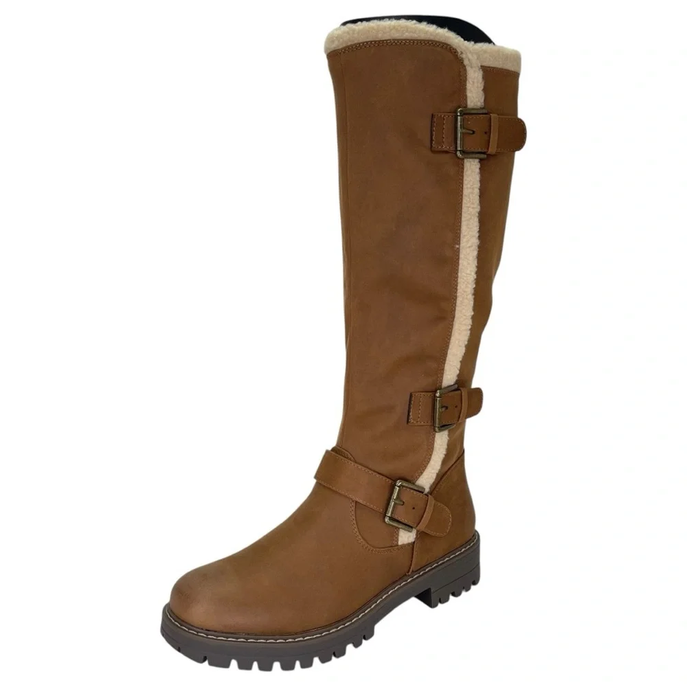 Cliffs by White Mountain Merritt Brown Knee High Womens Boots Size 8.5M - Picture 3 of 13